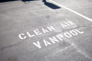 parking space for vanpool